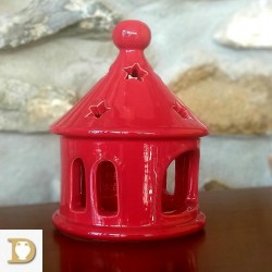 portacandela mod.0D - colore rosso rubino