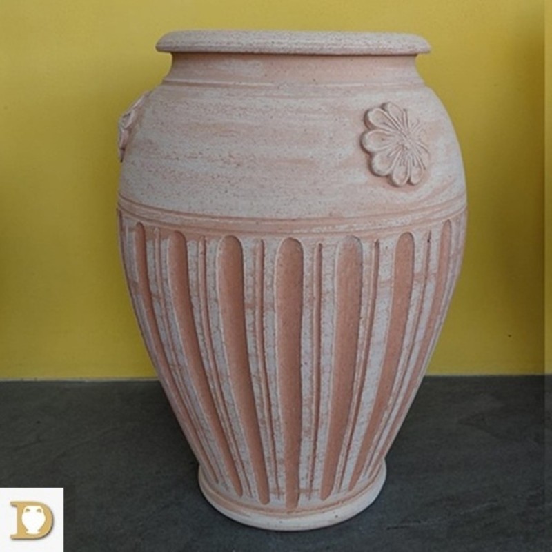 portaombrelli righe verticali e fiore