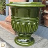 calice bordone smaltato in verde