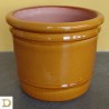 vaso smaltato miele