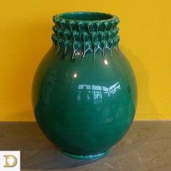 vaso verde smeraldo